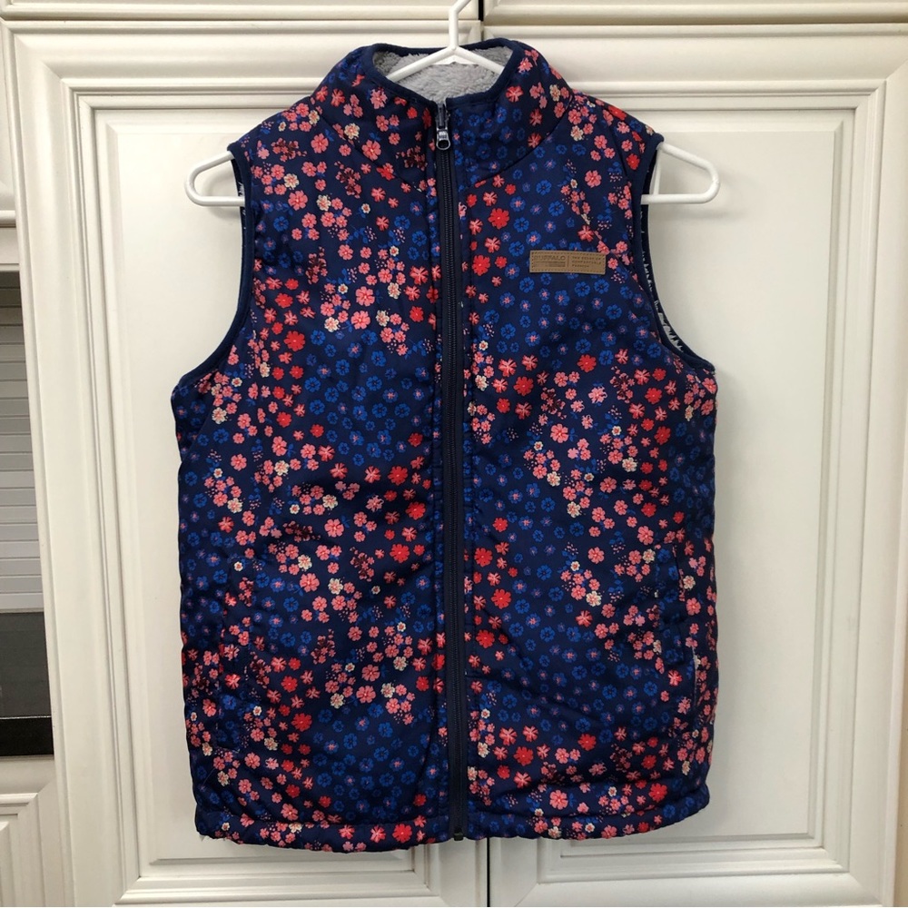 Buffalo David Bitton girl’s reversible fuzzy vest